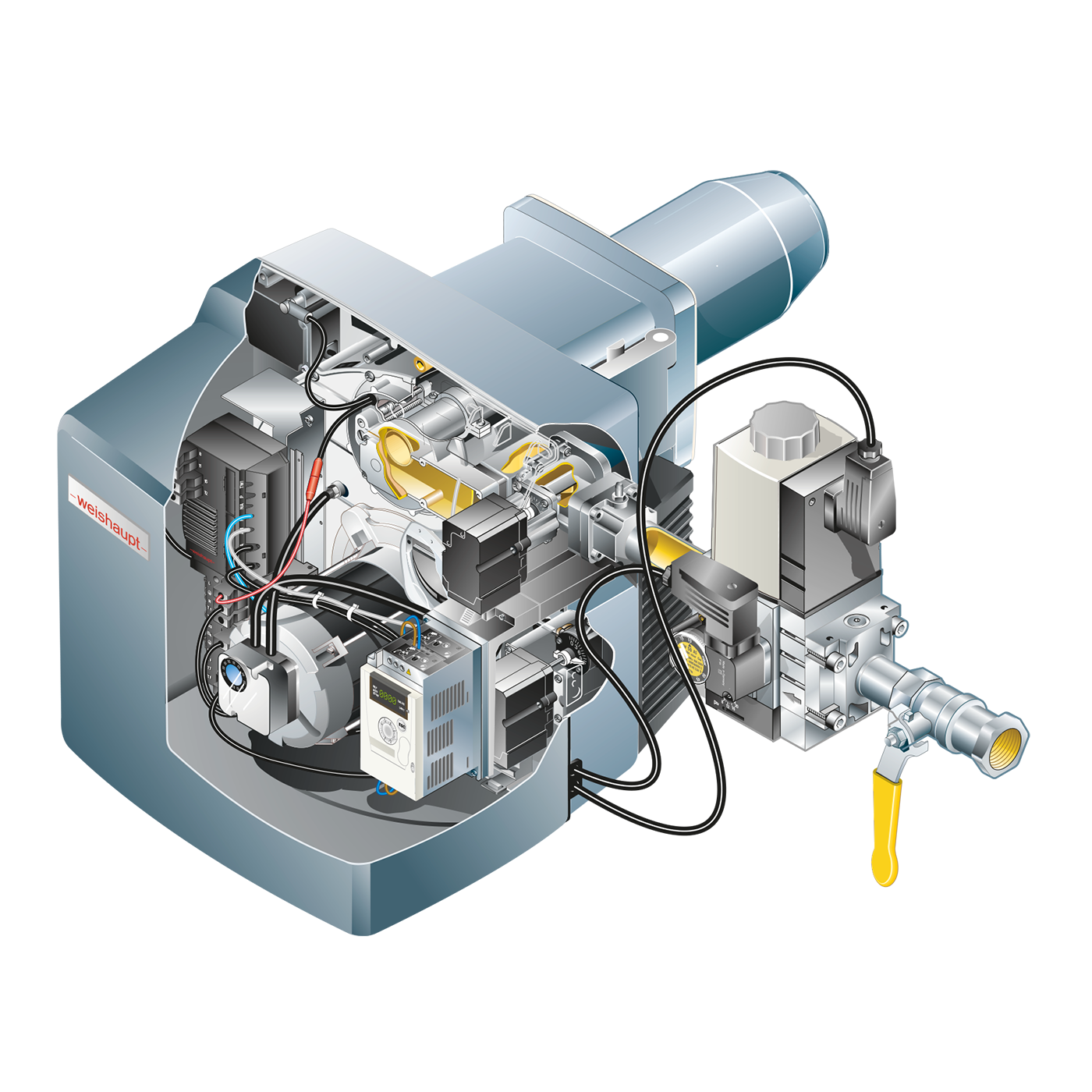WG5–40 compact gas burners - Up to 700 kW | Weishaupt