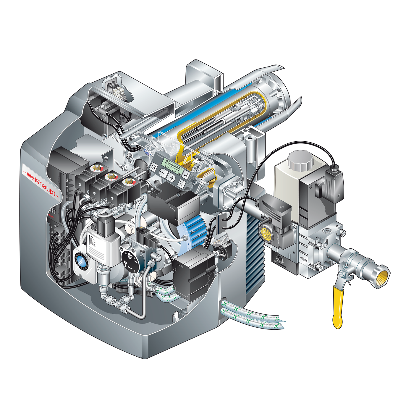 Wgl30–40 Dual-Fuel Burners For Gas And Oil | Weishaupt