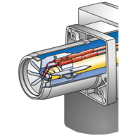 Kompaktbrenner WL5–40 für Öl Düsen ohne MV